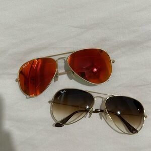 Two pairs of Ray Ban Aviators
